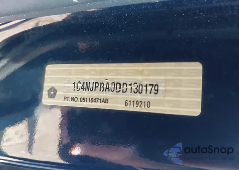 2013 Jeep Patriot Sport z USA, uszkodzony, nr VIN 1C4NJPBA0DD130179